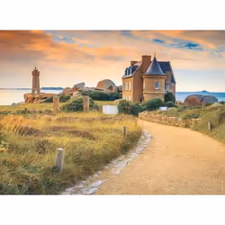 Nathan puzzle 500 p - Vers le phare de Ploumanac’h, Bretagne