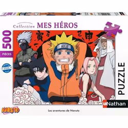Nathan puzzle 500 p - Les aventures de Naruto, 500 pièce(s), 10 an(s)