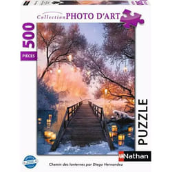 Nathan puzzle 500 p - Chemin des lanternes / Diego Hernandez