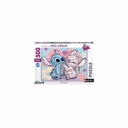 Nathan puzzle 500 p - Stitch & Angel / Disney, 500 pièce(s), 10 an(s)