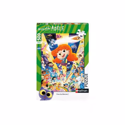 Nathan puzzle 500 p - Vives les Bizarres ! / Mortelle Adèle, 500 pièce(s), 10 an(s)