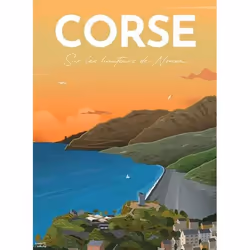 Nathan puzzle 500 p - Affiche de la Corse / Louis l'Affiche