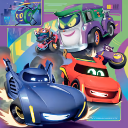 Ravensburger Puzzle Enfant dès 5 ans - Appel à tous les Batwheels !
