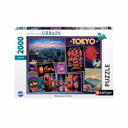 Nathan Pz Découverte Tokyo 2000p, Jeu de puzzle, Adultes et enfants, Unisexe, 99 an(s), Multicolore, Allemagne
