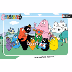 Nathan puzzle cadre 15 p - La fête des mères / Barbapapa