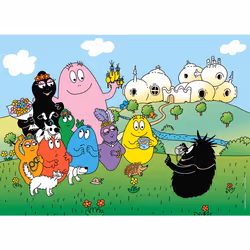 Nathan puzzle 45 p - Le monde des Barbapapa