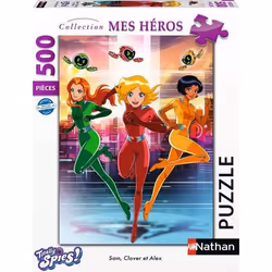 Nathan Pz Totally Spies 500p, Jeu de puzzle, Adultes et enfants, Unisexe, 99 an(s), Multicolore, Allemagne