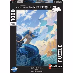 Nathan Pz Ballet sirène 1000p, Jeu de puzzle, Adultes et enfants, Unisexe, 99 an(s), Multicolore, Allemagne