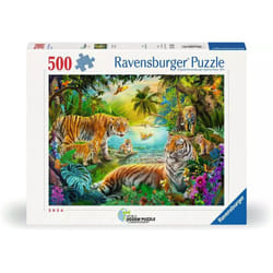 Ravensburger Puzzle 500 pièces - Tigres dans l'oasis