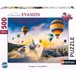 Ravensburger Puzzle 500 pièces - Voyage en montgolfière, 500 pièce(s), Romantique, 12 an(s)