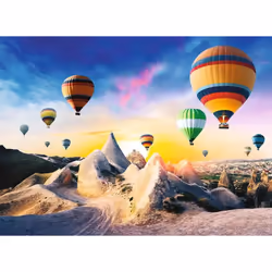 Ravensburger Puzzle 500 pièces - Voyage en montgolfière Jeu de puzzle 500 pièce(s) Romantique