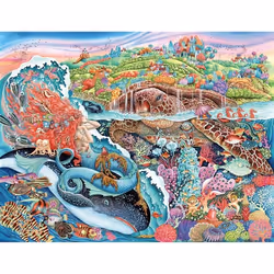 Puzzle 2000 pièces Puzzle Adultes Dès 14 ans Le mythe de Thalassa Mer 12001484 Ravensburger