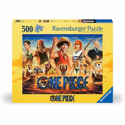 Ravensburger Puzzle 500 pieces - The Adventures of the Straw Hat Pirates / One Piece, 500 pièce(s), Dessins animés, 12 an(s)