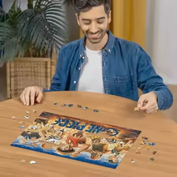 Ravensburger Puzzle 500 pieces - The Adventures of the Straw Hat Pirates / One Piece Jeu de puzzle 500 pièce(s) Dessins animés
