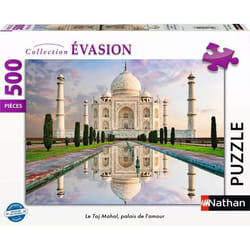 Ravensburger Puzzle 500 pièces - Le Taj Mahal, palais de l'amour Jeu de puzzle 500 pièce(s) Bâtiments