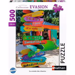 Ravensburger Puzzle 500 pieces - The Crossroads, 500 pièce(s), Ville, 12 an(s)