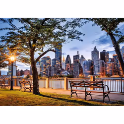 Ravensburger Puzzle 1000 pièces - Manhattan au crépuscule Jeu de puzzle 1000 pièce(s) Ville - Vue supplémentaire 2