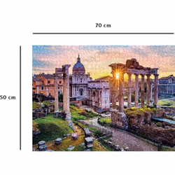 Ravensburger Puzzle 1000 pièces - Le Forum Romain Jeu de puzzle 1000 pièce(s) Bâtiments - Vue supplémentaire 6