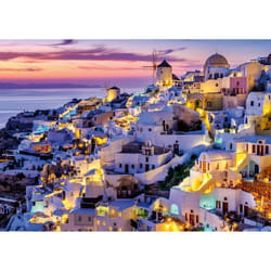 Puzzle 1500 pièces Coucher de soleil sur Santorin Adultes et enfants dès 14 ans Collection Évasion 12001532 Nathan