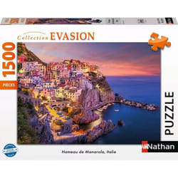 Ravensburger Puzzle 1500 pièces - Hameau de Manarola, Italie Jeu de puzzle 1500 pièce(s) Ville