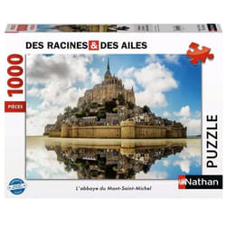 Ravensburger Puzzle 1000 pièces - L'abbaye du Mont Saint-Michel / Des racines et des ailes Jeu de puzzle 1000 pièce(s) Bâtiments