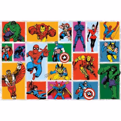 Puzzle 3000 pièces Retro Marvel Adultes et enfants dès 14 ans Puzzle de qualité supérieure Collection Mes Héros 12001549 Nath ...