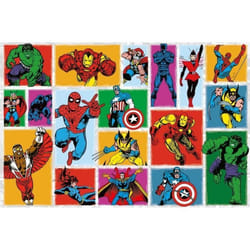 Puzzle 3000 pièces Retro Marvel Adultes et enfants dès 14 ans Puzzle de qualité supérieure Collection Mes Héros 12001549 Nathan
