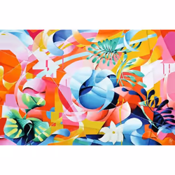 Ravensburger Puzzle 3000 pièces - Abstraction Végétale / Amaury Dubois Jeu de puzzle 3000 pièce(s) Art - Vue supplémentaire 2