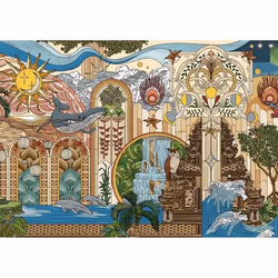 Puzzle 1500 pièces Le jardin des rêves dès 14 ans Puzzle de qualité supérieure Collection Artiste 12001612 Nathan