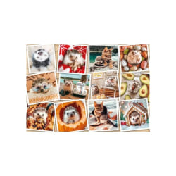 Puzzle 1500 pieces : Photo animaux mignons