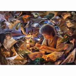 Ravensburger Puzzle 1000 pièces - Le voyage de Frodon Le Seigneur des Anneaux - Vue supplémentaire 2