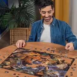 Ravensburger Puzzle 1000 pièces - Le voyage de Frodon Le Seigneur des Anneaux - Vue supplémentaire 3
