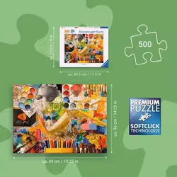Ravensburger 12001845 Jeu de puzzle 500 pièce(s) Art - Vue supplémentaire 3