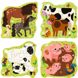 Ravensburger 12.004.001 puzzle Jeu de puzzle 4 pièce(s) Animaux