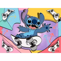 Ravensburger Disney Stitch 4-Pack Jeu de puzzle 12 pièce(s) Dessins animés