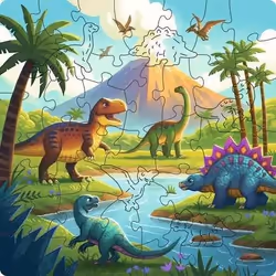 Ravensburger 12004084 puzzle Jeu de puzzle 44 pièce(s) Dinosaures - Vue supplémentaire 2