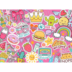 Ravensburger Puzzle Enfant dès 7 ans - Pop, Fun & Stickers Jeu de puzzle 150 pièce(s) Dessins animés - Vue supplémentaire 2