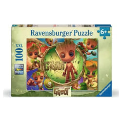Ravensburger Puzzle Enfant dès 6 ans - Nous sommes Groot ! / Marvel Avengers Jeu de puzzle 100 pièce(s) Dessins animés