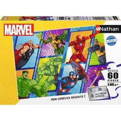 Ravensburger Puzzle Enfant dès 6 ans - Les Avengers contre les méchants / Marvel Avengers Jeu de puzzle 60 pièce(s) Dessins animés