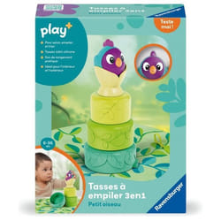 Ravensburger play+ Tasses à empiler - Petit oiseau  0-12 mois Premier âge bébé