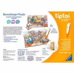 tiptoi 00137 Baustelle 20 min Jeu de société Puzzle
