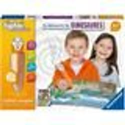 Coffret complet lecteur interactif + livre je découvre les dinosaures Ravensburger tiptoi® - TU