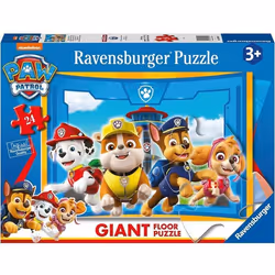 Puzzle Enfant géant 24 pièces Léquipe des chiots en action PatPatrouille à partir de 3 ans Aventure 03090 Ravensburger
