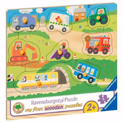Ravensburger My first wooden puzzle 8 p - Mes véhicules préférés, Véhicules, 2 an(s)