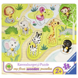 Ravensburger My first wooden puzzle 8 p - En route vers le zoo