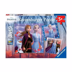 Ravensburger Puzzles 3X49 P - Le Voyage Commence / Disney La Reine Des Neiges 2, 49 pièce(s), Dessins animés, 5 an(s)
