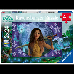 2 puzzles 24 pièces Sisu, le dernier dragon / Disney Raya et le dernier dragon Ravensburger