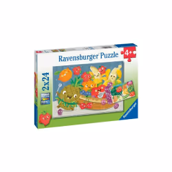 Ravensburger Puzzles 2x24 p - Les petits fruits et légumes, 24 pièce(s), 4 an(s)