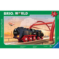 BRIO Puzzle cadre 15 p - Locomotive à vapeur