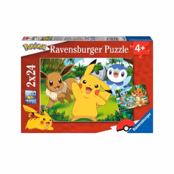 Ravensburger Puzzles 2x24 p - Pikachu et ses amis, 24 pièce(s), 4 an(s)